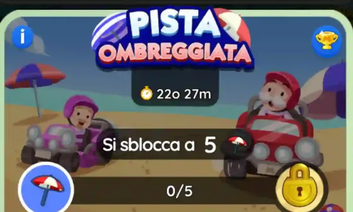Evento Pista Ombreggiata Monopoly Go (elenco dei premi)